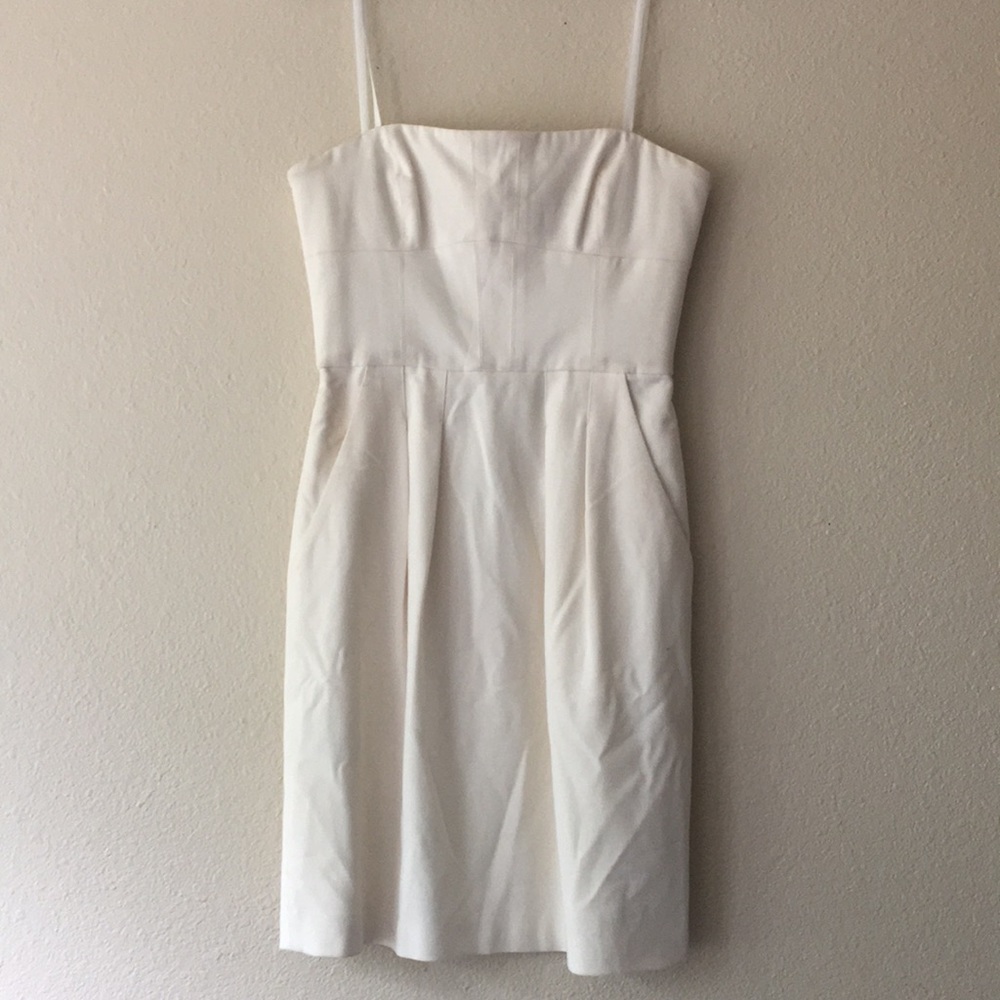 White tube dress